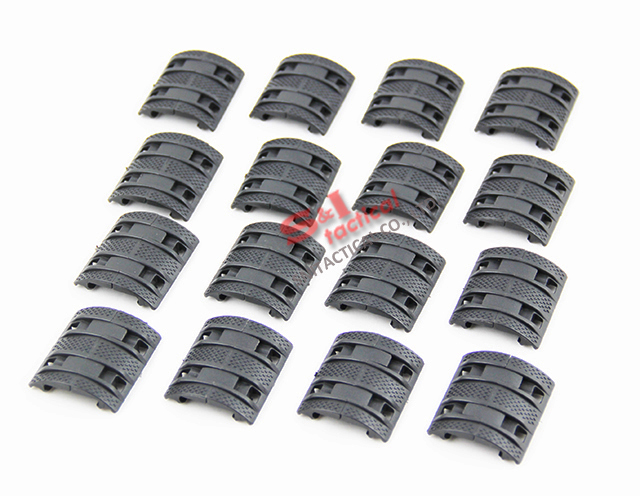 32Pcs Rubber Handguard XTM Enhanced 1913 Picatinny Rail Covers